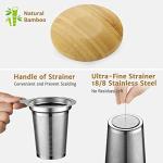 glastal Tea Infuser Mug 14.5oz Insulated Heatproof Glass Tea Cup with Removable Infuser and Lid, Clear Glass Teacup 430ml Double Wall Borosilicate Glass Teacup for Loose Tea, Gifts for Parents Dad Mum