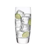 Luigi Bormioli Michelangelo Masterpiece 14.5 oz Beverage Glasses - Elegant, Durable Fine Laser-Cut Rims - Ideal for Serving Various Beverages, Dishwasher Safe, Made in Italy (Set of 4)