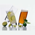 Luigi Bormioli Michelangelo Masterpiece 14.5 oz Beverage Glasses - Elegant, Durable Fine Laser-Cut Rims - Ideal for Serving Various Beverages, Dishwasher Safe, Made in Italy (Set of 4)