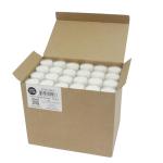 Stonebriar Bulk 24 Pack Unscented Smokeless Long Burning Clear Cup Tea Light Candles with 6 to 7 Hour Extended Burn Time