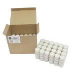 Stonebriar Bulk 24 Pack Unscented Smokeless Long Burning Clear Cup Tea Light Candles with 6 to 7 Hour Extended Burn Time