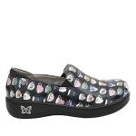 Alegria Womens Keli Professional Clog Teacup Black Patent Leather 9 M US