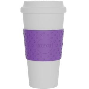 Copco Acadia 16 oz Reusable To-Go Travel Mug - BPA-Free Insulated Coffee Cup with Double-Wall Insulation, Spill-Proof Lid & Non-Slip Rubber Grip - Microwave & Dishwasher Safe (Lilac)