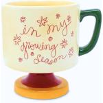 ban.do Novelty Ceramic Mug, 10 Ounce Coffee and Tea Cup with Handle, Vintage Inspired Mug (In My Growing Season)