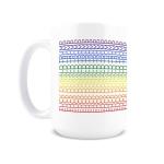 Hogg Hidden Message Coffee Mug - FDT Mug, 15 oz Ceramic Secret Message Coffee Cup, Anti MAGA Cup, Funny Liberal Gifts, Democrat Gag Gift, Subtle Anti MAGA Merchandise