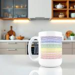 Hogg Hidden Message Coffee Mug - FDT Mug, 15 oz Ceramic Secret Message Coffee Cup, Anti MAGA Cup, Funny Liberal Gifts, Democrat Gag Gift, Subtle Anti MAGA Merchandise