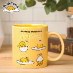 Silver Buffalo Sanrio The Many Emotions of Gudetama Lazy Egg Ceramic Mug, 20 Ounces