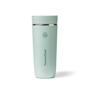 Thermoflask Travel Coffee Tumbler with Sip-N-Lok Lid - Stainless Steel, Insulated Mug for Coffee, Tea & More - Leak-Proof & Dishwasher-Safe Design - 16 oz, Sage Green
