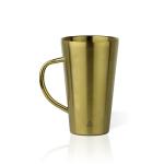 BigBak Stainless Steel Coffee Mugs with Handle - Set of 2 Gold finish, 12oz – Double Wall Insulated, Durable, BPA-Free, Rust-Resistant, Unbreakable, Reusable, Dishwasher Safe Drinkware