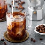 BWODYAY Glass Coffee Mugs, 12 oz iced coffee cups, Clear Tea Cups Set of 2, Glass Mugs with Handles, Glass Cups for Latte, Cappuccino, and Tea