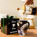Color Changing Astronaut Cat Coffee Mug 15oz – Heat Sensitive Space Cup with Galaxy Reveal – Funny Novelty Gift, Magic Mug, Unique Cosmic Collectible and gift for Cat Lovers, Christmas & Birthday