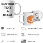 Custom Mug With Pictures - Personalized Coffee Mug With Photo, Text, Logo | Customized Gifts for Men & Women | Taza Personalizada 11oz Tea Cup Printed on Both Sides | Birthdays, Holidays, Mother’s Day