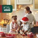 Lareina Porcelain Stackable Espresso Cups with Saucers, Spoons and Metal Stand, 3 Ounce Small Coffee Cups Set of 6 - Ceramic Demitasse Mugs, White