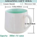 3D Mug, Cow Figurine Tea Cup, Father’s Day, Mother’s Day Gifts, Funny Animal Inside Milk Cup with Spoon, 12oz…