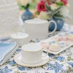 Wedgwood Gio Gold Teacup & Saucer Set