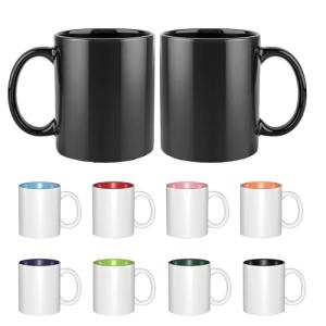 Personalized Coffee Mugs - 11oz, Custom Mugs with Photo, Text, Logo, Customized Gifts for Birthdays, Engagements, Weddings, Graduations (Two-Sides)