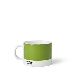 Pantone Tea Cup Porcelain, 475 ml, Porcelain, Green 15-0343, 10.4 x 10.4 x 8 cm