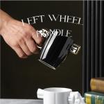 Novelty Ceramic Cool Gun Mug for Men, 12OZ Porcelain Pistol Design Coffee Mug, Gifts for Gun Lovers