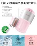 TOURIT 16 oz Travel Coffee Mug Spill-Proof, Insulated Stainless Steel Coffee Mug with Lid & Silicone Sea, Double Wall Vacuum Travel Coffee Tumblers, Cup Holder Friendly Reusable Thermos-Blue Ashes