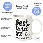 Fathers Day Funny Gifts for Dad Husband Him from Daughter Son Kids Wife - 11 OZ Ceramic Coffee Mug - Stocking Stuffers for Christmas Xmas,Birthday, Anniversary Gag Presents Ideas for PaPa Step Dad