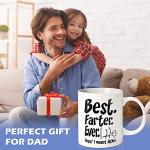 Fathers Day Funny Gifts for Dad Husband Him from Daughter Son Kids Wife - 11 OZ Ceramic Coffee Mug - Stocking Stuffers for Christmas Xmas,Birthday, Anniversary Gag Presents Ideas for PaPa Step Dad