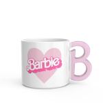 Zak Designs Barbie Ceramic Coffee Mug for Hot Drinks, Collectible Keepsake with Sculpted Handle (15 oz, Barbie)