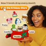 Krinisou Coffee Lovers Birthday Gifts for Women Men, Positive Animals Espresso Themed Office Desk Decor, Inspirational Motivational Encouragement Little Reminders Present