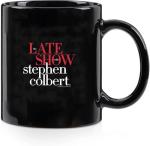 The Late Show with Stephenn Colbertt Official Mug – Funny Talk Show Coffee Cup – Late Night TV Series Fan Gift – Pop Culture Collectible – Ceramic Tea Mug for Men & Women (11oz)