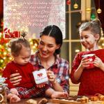 Zhehao 16 Pcs 11 oz Christmas Mugs Holiday Hot Chocolate Mugs Christmas Coworkers Gifts Seasonal Cute Vintage Enamel Tea Cups for Coffee Cocoa Adult Kids Winter Holiday