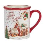 Certified International Santa's Retro Set of 4 Mugs: 5.25" x 3.75" x 4.25" 18 ounces, GREAT for Hot Cocoa by the fireplace, coffee, a latte, or your favorite green tea