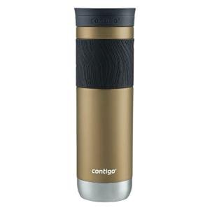 Contigo Byron 2.0 Stainless Steel Travel mug with Snapseal Lid and Grip, 24oz, Chardonnay, BPA Free and Leak Proof
