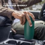 Simple Modern Travel Coffee Mug Tumbler with 360° Lid | Ceramic-Lined Insulated Stainless Steel Cold Brew Iced Coffee Cup | Gifts for Women Men Her Him | Voyager Signature | 16oz | Midnight Black