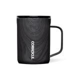 Corkcicle Classic Coffee Mug - Triple Insulated Stainless Steel for Travel - Shatter-Proof Lid - Keeps Drink Hot Over 3 Hours - Holiday Mug Gift - Great for Gifting Warmth - 16 oz - Burnt Wood