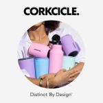 Corkcicle Classic Coffee Mug - Triple Insulated Stainless Steel for Travel - Shatter-Proof Lid - Keeps Drink Hot Over 3 Hours - Holiday Mug Gift - Great for Gifting Warmth - 16 oz - Burnt Wood