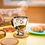 Color Changing Cat Coffee Mug 12OZ - Ceramic Heat Sensitive Cup Hot Cocoa Tea Milk Mugs Hot Drinks and beverages Unique Beautiful Holiday Christmas gift Idea for Cat lovers Furparent women mom grandma