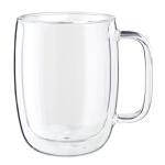 ZWILLING Sorrento Plus 2-pc Double-Wall Glass Latte Mug Set, 15-oz, 450ml