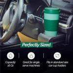 Copco Acadia 16oz Travel Mug with Lid, Set of 2 Double Wall Insulated Tumbler, Non-Slip Sleeve and BPA-Free - Microwave & Dishwasher Safe, Reusable Plastic To Go Travel Coffee Mug (Green)