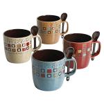 Mr. Coffee Mug, 8 Piece Set, Cafe Americano