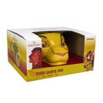 Paladone Simba Lion King Shaped Mug | Novelty Oversized Coffee Tea Ceramic Cup | Unique & Super Fun Way of Drinking Your Favourite Beverage, 500 milliliters, Multicolored