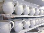 Castle Arch Pottery Irish Pottery Coffee & Tea Mugs. Set of Two Hand-Thrown Cups 300ml with Celtic Spiral Motif - Handcrafted In Ireland - Lead & Cadmium Free, Irish Gifts For Men & Women