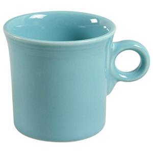 Fiesta® Classic Ring Handle Mug, 10.25oz – Durable Ceramic, Lead-Free, Dishwasher/Microwave/Oven Safe – Made in USA Dinnerware - Turquoise