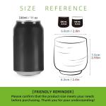 TEANAGOO Japanese Tea Cups, Chinese Tea Cup, 7.2Oz / 205 Ml, Ceramic Tea Cups for Adults, Ceramic Cups no Handles, Japanese Cups, Asian Matcha Cup, Ivory White, 4 Pcs/Box, H7