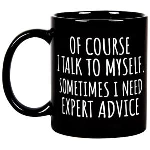 Fatbaby Funny Coffee Mug Gifts For Coworkers Friends,Birthday Christmas Thanksgiving Gag Gifts For Women Men,Of Course Office Sarcastic Tea Cup 11 OZ