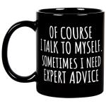 Fatbaby Funny Coffee Mug Gifts For Coworkers Friends,Birthday Christmas Thanksgiving Gag Gifts For Women Men,Of Course Office Sarcastic Tea Cup 11 OZ