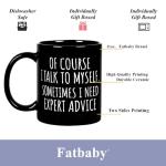 Fatbaby Funny Coffee Mug Gifts For Coworkers Friends,Birthday Christmas Thanksgiving Gag Gifts For Women Men,Of Course Office Sarcastic Tea Cup 11 OZ