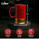 Caliber Gourmet 12-Gauge Shotgun Shell Mug – Bold Red Ceramic Gun Coffee Mug | Unique Gift For Hunters, Gun Enthusiasts & Collectors – Shotgun Shell Cup for Birthdays, Father's Day, Christmas & More