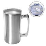 HDMY Stainless Steel Double Walled Mugs 20 oz Metal Coffee & Tea &Wine Cup Mug Insulated Cups with Handles Keep Drinks Cold or Hot Longer