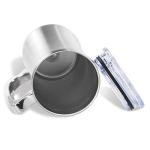 HDMY Stainless Steel Double Walled Mugs 20 oz Metal Coffee & Tea &Wine Cup Mug Insulated Cups with Handles Keep Drinks Cold or Hot Longer