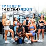 Ice Shaker Insulated Stainless Steel Tumbler | 20 oz, Black | 24+ Hours Cold & 6+ Hours Hot | Removable Straw and Drink Spout | Odor-Free Tumbler Cup Water, Coffee, Tea, Smoothies, Cocktails