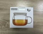 Lezero 13oz Tea Cups with Infuser and Lid